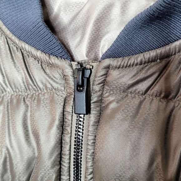 Athleta Dobby Goose Down Puffer Jacket Size Medium - Picture 5 of 11